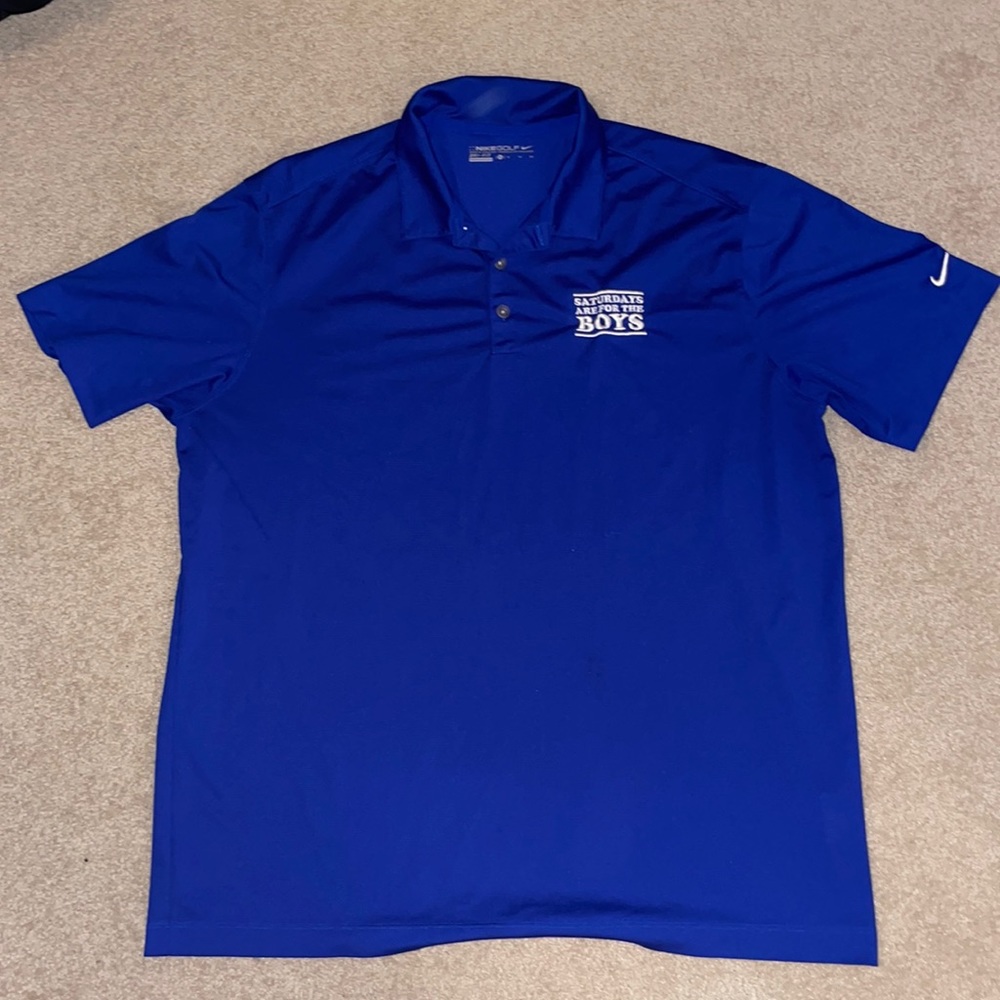 NIKE Golf “Saturdays Are For The Boys” Polo, XL, Barely Worn